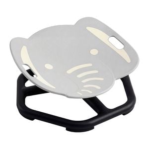 Ufurniture Kids Sensory Swivel Chair Petal 360° Spinning Chair with Non-slip feets Grey