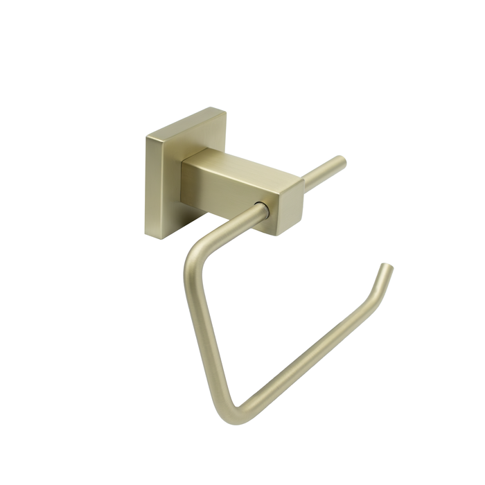 Barelli Piazza Toilet Roll Holder Brushed Gold