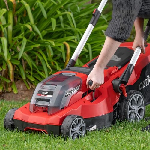 Bunnings ozito lawn mower battery sale