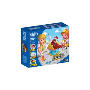 Bildits My First House STEM Building Kit - Real Mini Bricks and Cement Construction Toy