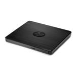 HP 8x Ultra Slim Portable External USB ODD DVD-RW Burner Re-Writer Drive No AC Adapter Required for PC MAC Notebook Laptop Compu