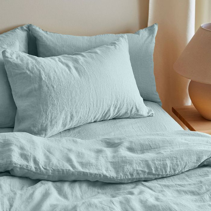 Doux Quilt Cover Set - King, 100% Linen