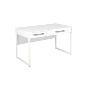 Maestro Furniture Ashley Computer Study Writing Home Office Desk W/ 2-Drawers - White