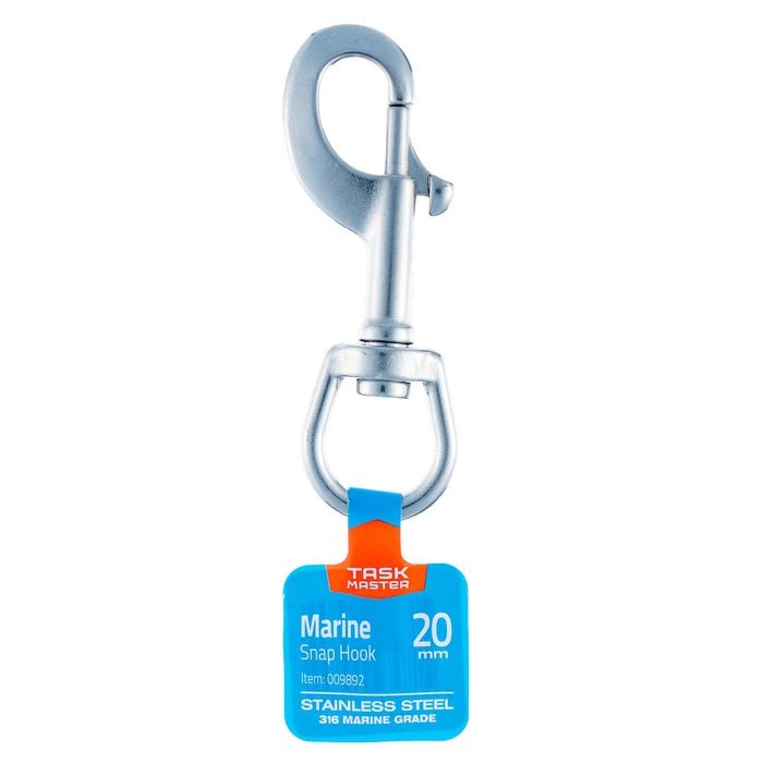 Taskmaster 20mm Stainless Steel Marine Snap Hook