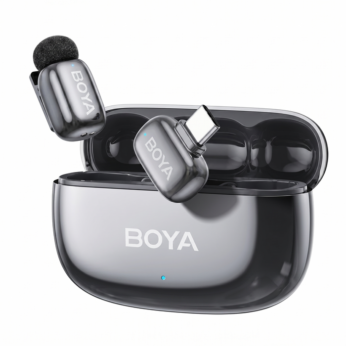 Boya Mini 2 Dual Wireless Microphone - Usb-c W/ Case (space Grey)