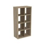 Flexi Storage Clever Cube 76 x 39 x 146cm Oak 2 x 4 Storage Unit