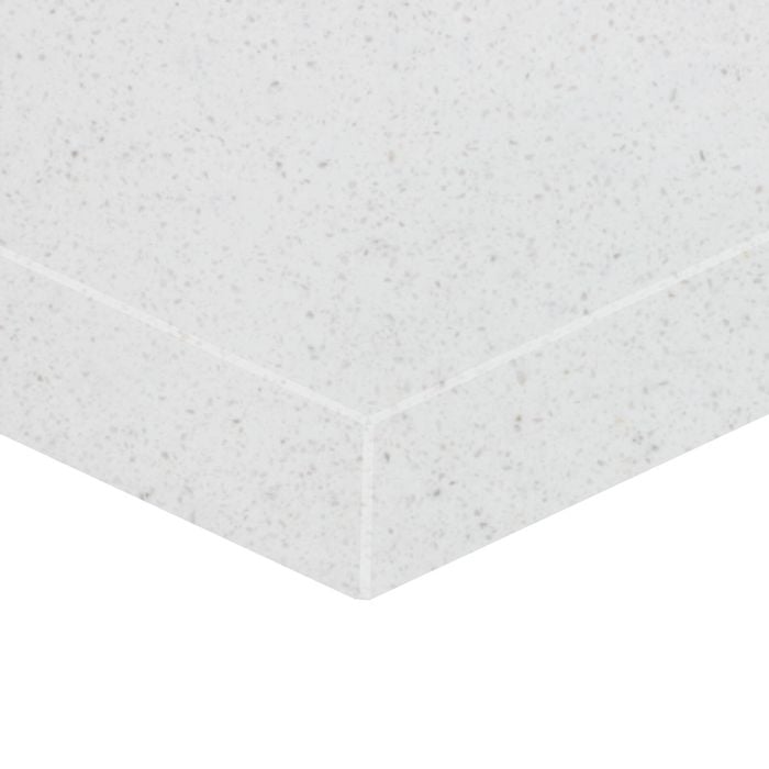 NexGen Stone 40mm Pencil Round Diamond White Benchtop