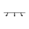 Brilliant Black Naj 3 Light Track And Spotlight Kit
