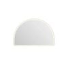 Attica 1200 x 800mm Brushed Gold Arched LED Mirror