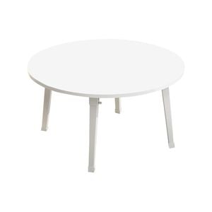 SOGA White Portable Floor Table - Small