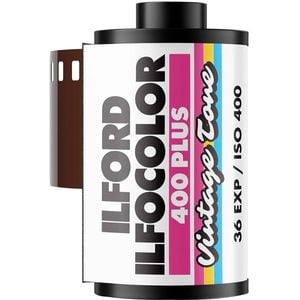 Ilford IlfoColor 400 plus ISO Vintage Tone 35mm Colour Film - 36 Exposures