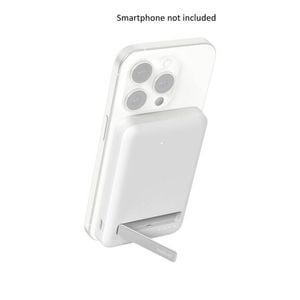 Belkin BoostCharge Pro 5K mAh Magnetic Power Bank with Qi2 (White)