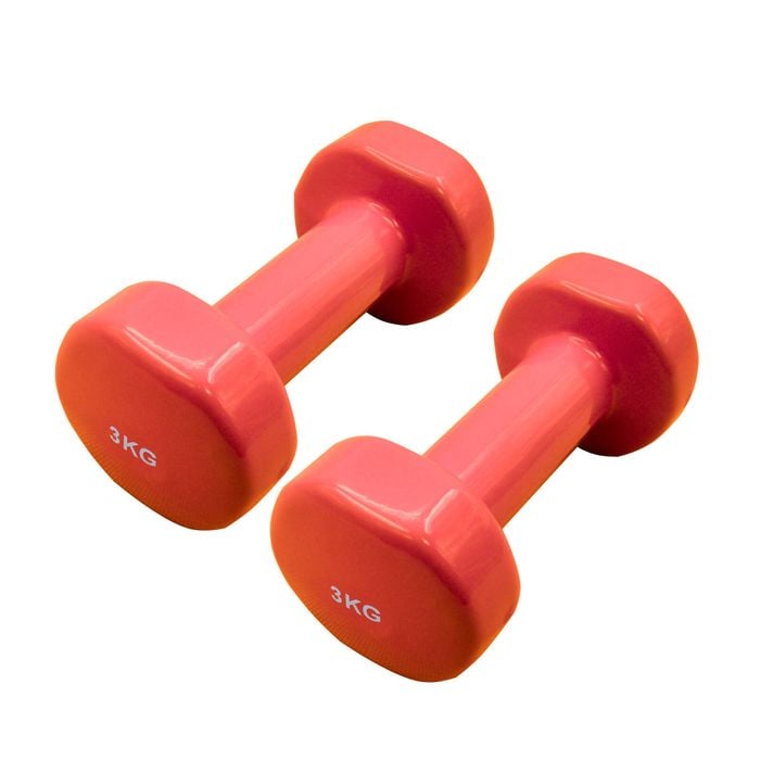 Xin 3kg Vinyl Cast Iron Dumbbell Hand Weight 2 Pack
