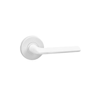 Delf Matte White Alicante Dummy Lever Set