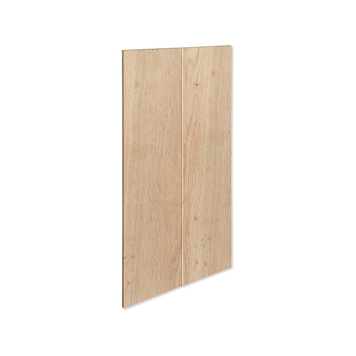 Kaboodle 600mm Hazelnut V Modern Medium Pantry Door - 2 Pack