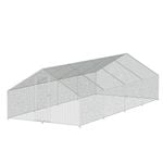 i.Pet Chicken Coop Cage Galvanised Steel 3x8x2m