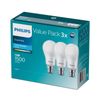 Philips A60 B22 LED 1500Lm Cool Daylight 13W Globe - 3 Pack
