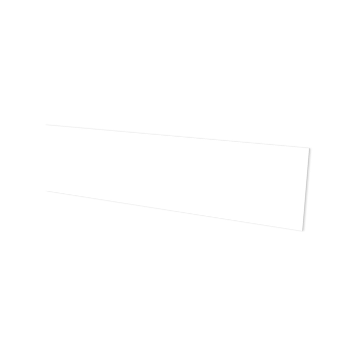 Bellessi 1000mm x 575mm x 6mm Glass Splashback - Winter White