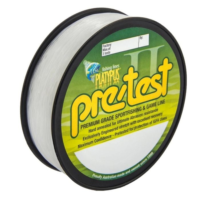 Platypus Pre-Test Mono Fishing Line Clear 500m 6kg