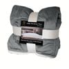 Ramesses Cuddly Microsherpa Throw 150 x 170cm Grey