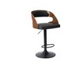 Bentwood Swivel Bar Stool