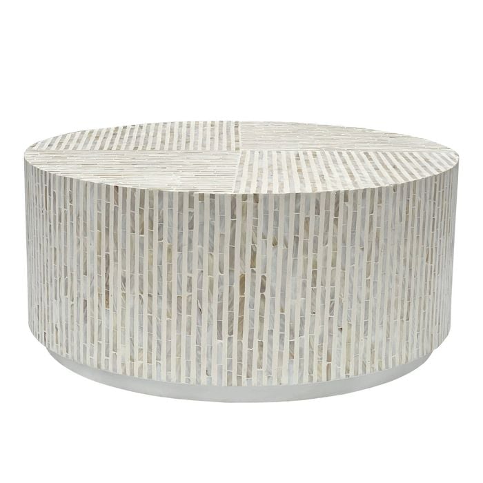 Clarity Mother of Pearl Handmade Coffee Table