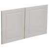 Kaboodle 1000mm Cremasala Heritage Fridge Cabinet Doors - 2 Pack