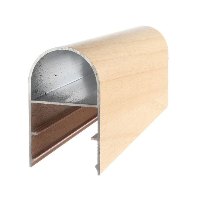 DECO 80 x 50mm 6.5m Curly Birch DecoBatten QuickClick Radius Cover