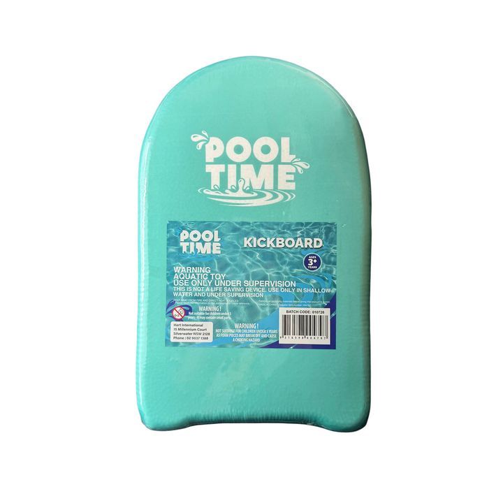 Pool Time Green or Orange Kickboard