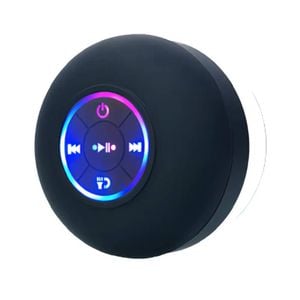 Bluetooth Mini Speaker With Led Lights Black