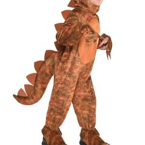 Big Brown Dinosaur Boys T-rex Costume - 4-6