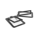 Kanto S2 Angled Desktop Speaker Stands for Small Speakers - Pair, Black