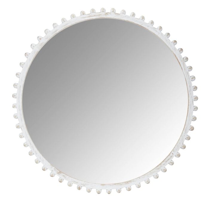 Amalfi Weston Mirror White Wash 79x3x79cm