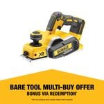 DeWALT 18V XR Cordless Brushless Planer DCP580N-XE - Skin Only