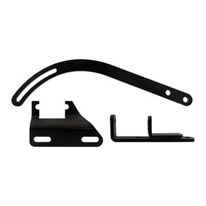 Alternator Bracket Set Small Block Chev Short Water Pump Black Steel