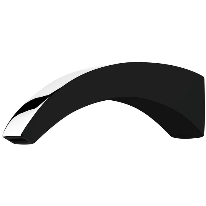 Foreno Black / Chrome Bath Spout