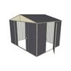 Build-a-Shed 3.0 x 2.3 x 2.3m Double Sliding and Single Hinge Door Narrow Shed - Grey