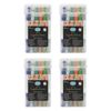 4pk 24pk Boyle Dual Tip Acrylic Markers Colour Set W/storage Case Non-toxic 3y+