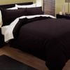 Kingtex Pintuck Quilt Cover Set Chocolate Queen