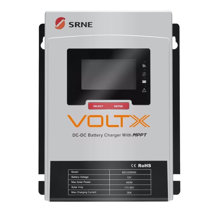 Voltx 12v Lithium Battery Charger 30a Dc To Dc Mppt Rv Camping