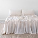 Bedt Organica Sheet Set Stone - Double
