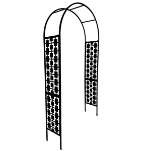Brunnings 240 x 116 x 35cm Black Mantra Classic Garden Arch