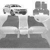 6D Diamond Car Floor Mats for Ford Falcon 2008-2014-Full Set-Grey-Outback GT