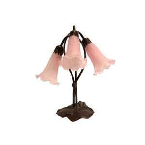 G&g Triple Lily Lamp Pink