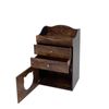 Costway Cat Litter Box Enclosure Hidden Litter Box Furniture Indoor Pet House-Brown