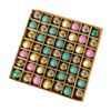 Catzon 49 Pcs Mini Christmas Balls 3CM Shiny & Matte Shatterproof Bauble for Party Decor-Set6