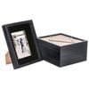 Nicola Spring 8" X 10" Black 3d Box Photo Frames - 4" X 6" Mount - Black - Pack Of 5