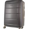 Pierre Cardin 4 Wheel Cabin Hard-shell Travel Tsa Lock Suitcase 80cm Graphite