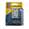 Zenith Butt Hinge Fixed Pin 304 Stainless Steel 50mm 2pk