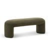 Remi 120cm Teddy Moss Bench Seat